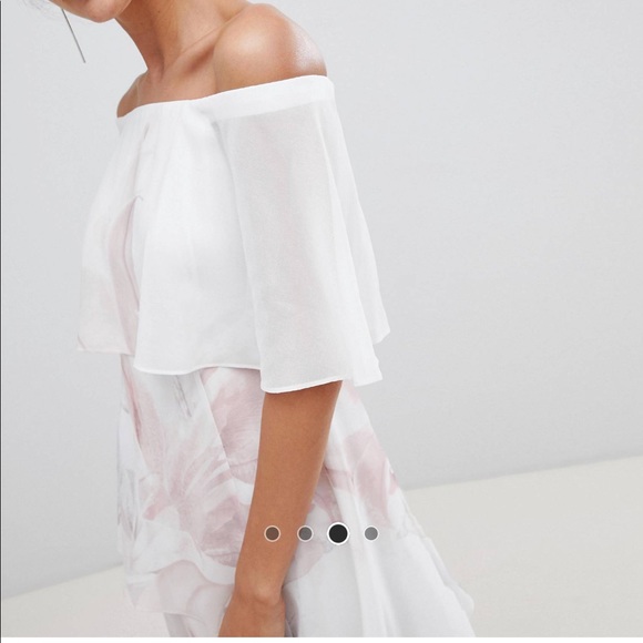 Coast Tara Off the Shoulder Tiered Dress - Picture 3 of 7